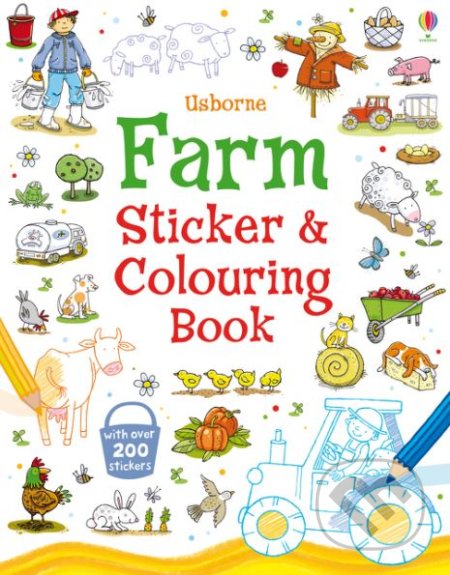 Farm Sticker and Colouring Book