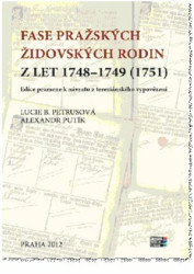 Fase pražských židovských rodin z let 1748 – 1749 (1751) - kniha z kategorie Historie