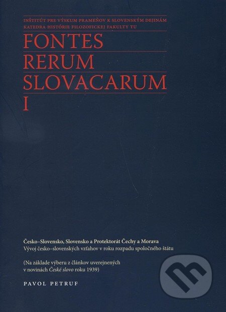 Fontes Rerum Slovacarum I (Česko