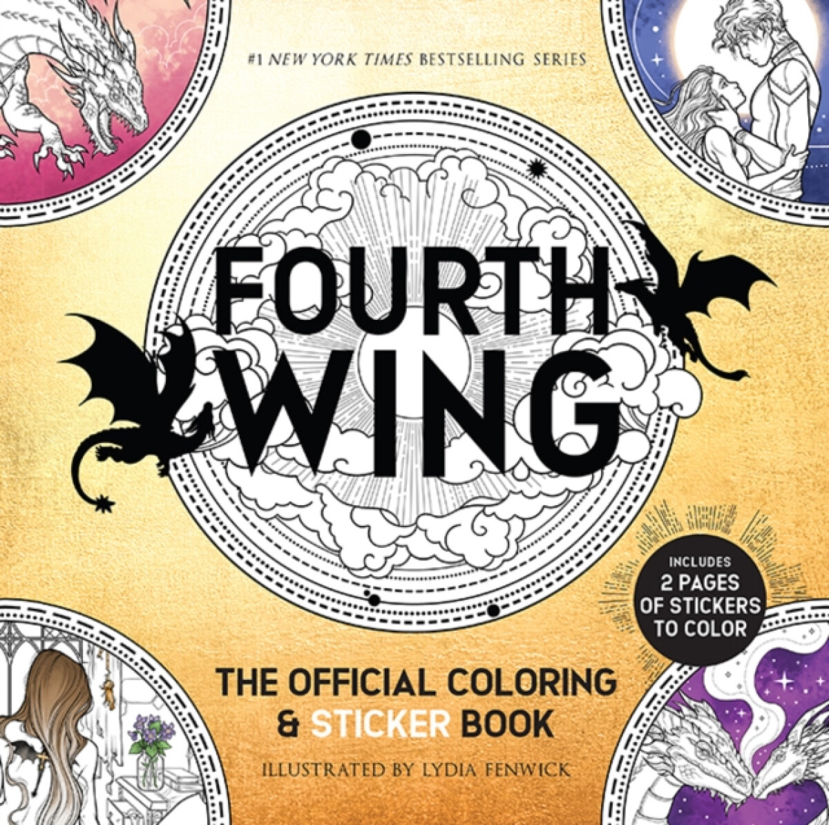 Fourth Wing: The Official Coloring & Sticker Book