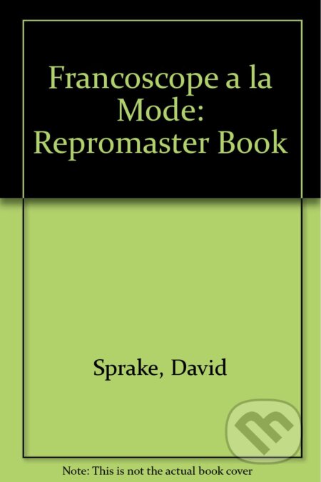 Francoscope a La Mode: Repromaster Book