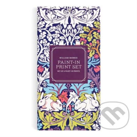 Galison William Morris Paint-in Postcard Set