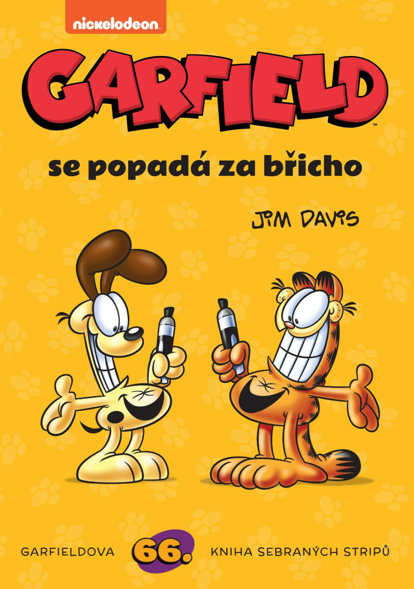 Garfield Garfield se popadá za břicho (č. 66) - Jim Davis
