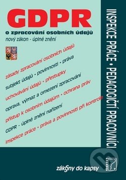 GDPR a zpracování osobních údajú (Nový zákon