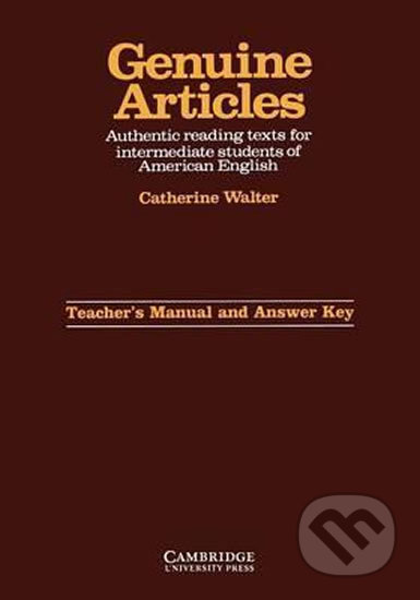 Genuine Articles: Teacher´s Manual and Answer Key