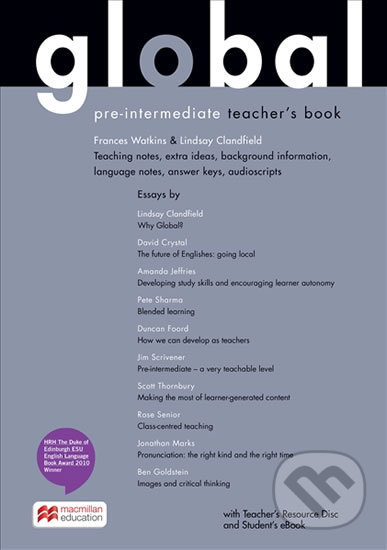 Global Pre-intermediate (Teacher`s Book + Resource CD +Pack) - kniha z kategorie Jazykové učebnice a slovníky