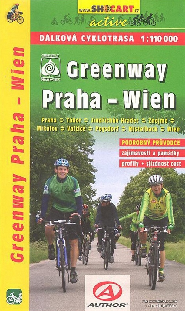 Greenway Praha-Wien 1:110 000