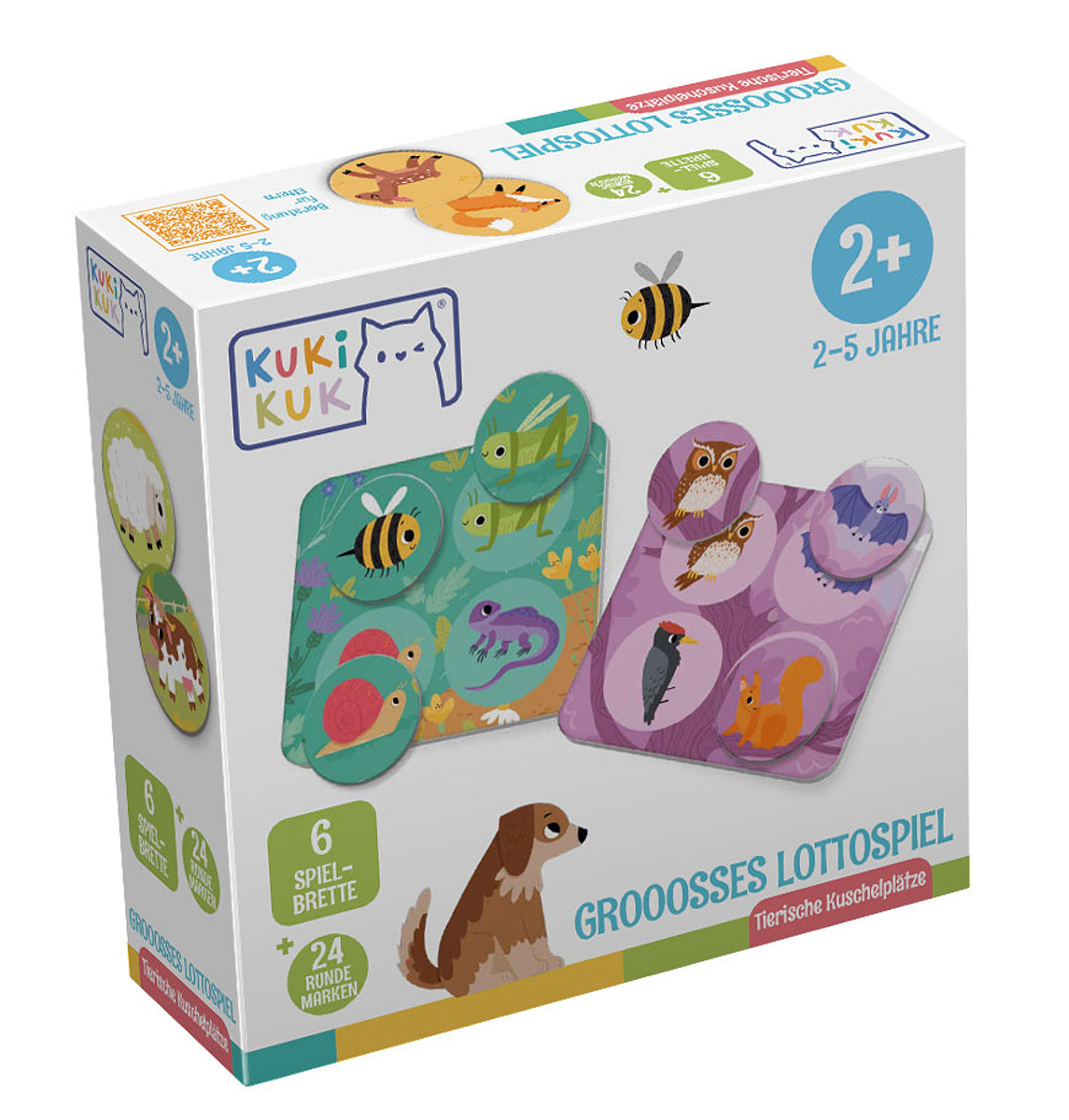 Grooosses Lottospiel Tierische Kuschelplätze