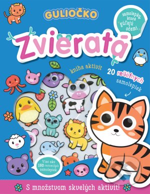 Guliočko Zvieratá (20 reliéfnych samolepiek)