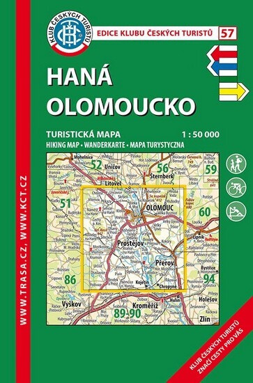 Haná, Olomoucko 1:50 000 (Turistická mapa) - kniha z kategorie Mapy