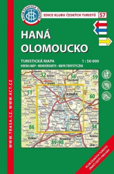 Haná, Olomoucko 1:50 000 (Turistická mapa) - kniha z kategorie Mapy