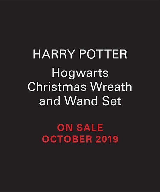 Harry Potter: Hogwarts Christmas Wreath and Wand Set: Lights Up!