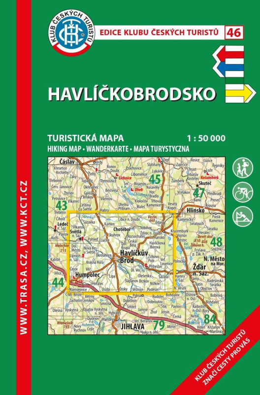 Havlíčkobrodsko 1:50 000 (Turistická mapa) - kniha z kategorie Mapy