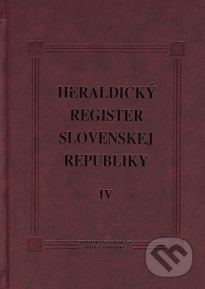 Heraldický register Slovenskej republiky IV
