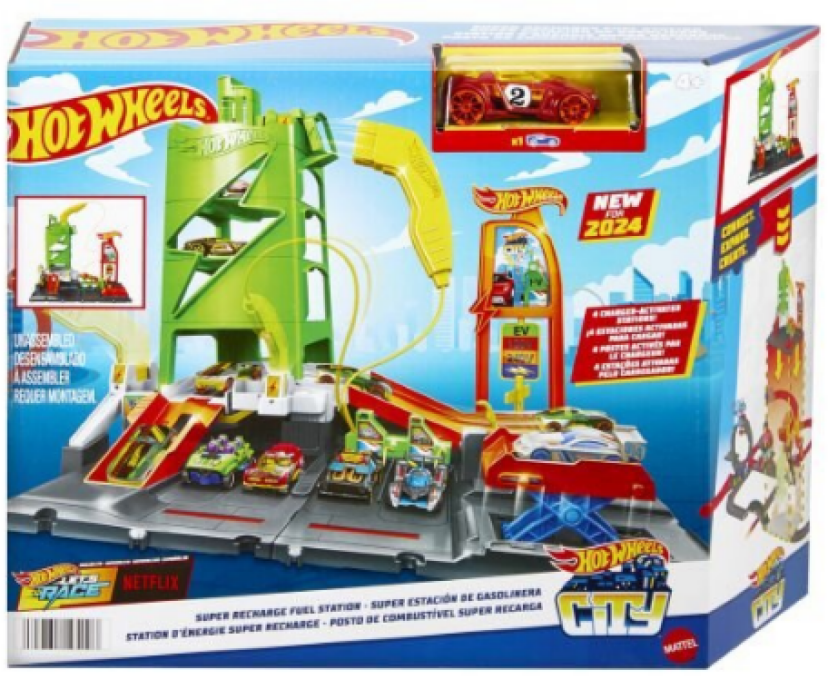 Hot Wheels City Super nabíjecí stanice