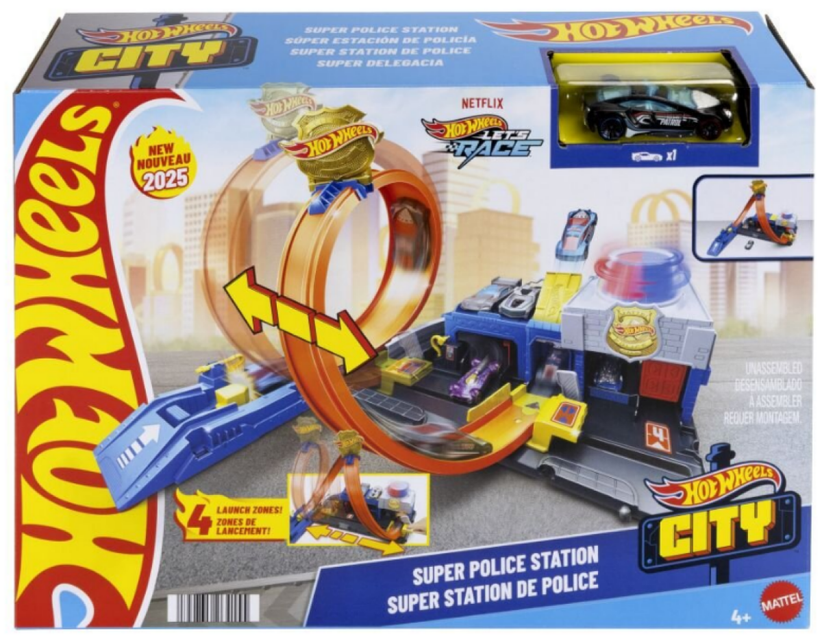 Hot Wheels city super policejní stanice