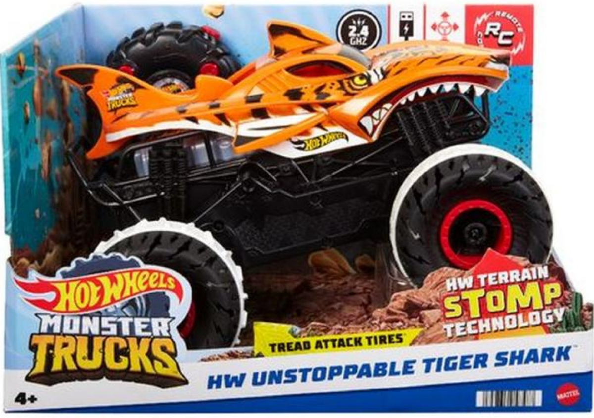 Hot Wheels R/C MONSTER TRUCK 1:15 TYGŘÍ ŽRALOK