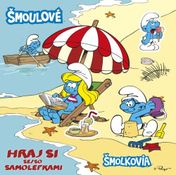 Hraj si se/so samolepkami Šmoulové