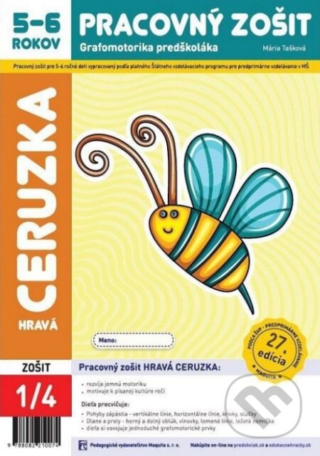 Hravá ceruzka (Pracovný zošit 1/4 - Grafomotorika predškoláka - 5