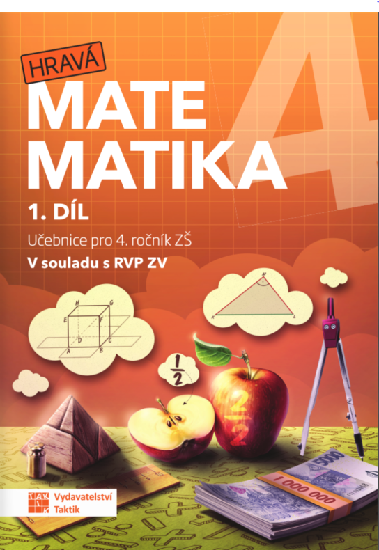 Hravá matematika 4 – Učebnice 1. díl - kniha z kategorie 1. stupeň
