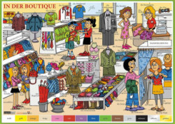 In der Boutique (V butiku s oblečením) - kniha z kategorie Jazykové učebnice a slovníky
