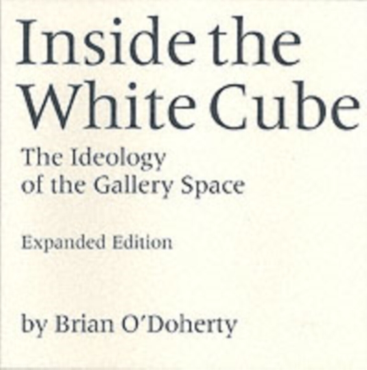 Inside the White Cube