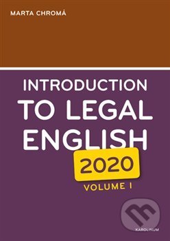Introduction to Legal English Volume I.