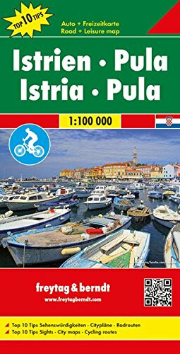 Istrien, Pula 1:100 000 (Automapa - platná do r. 2020)