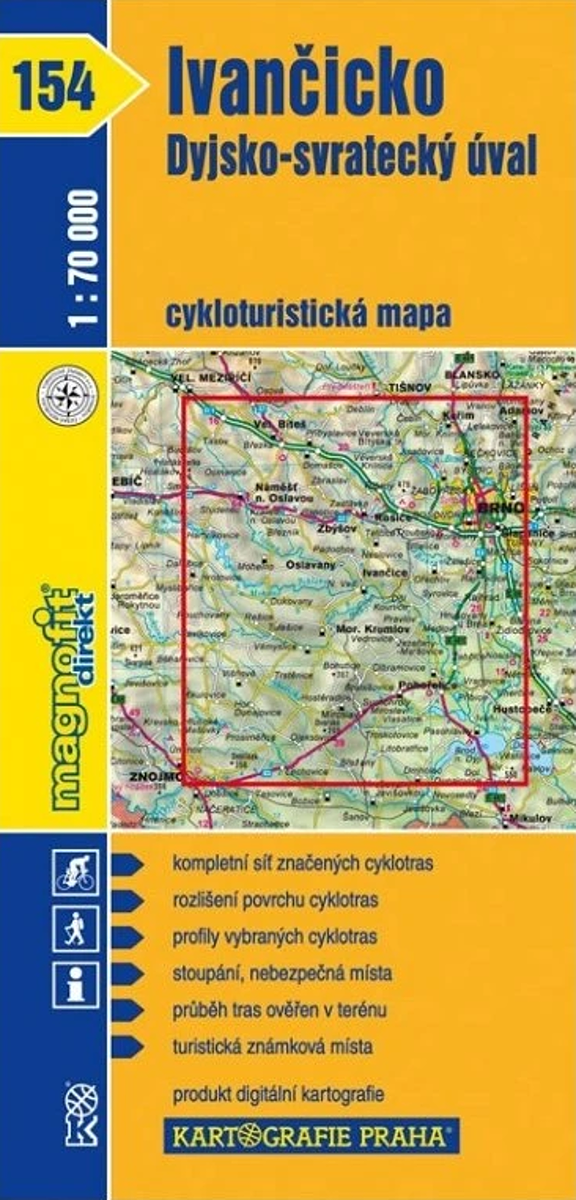 Ivančicko Dyjsko-svratecký úval 1:70 000