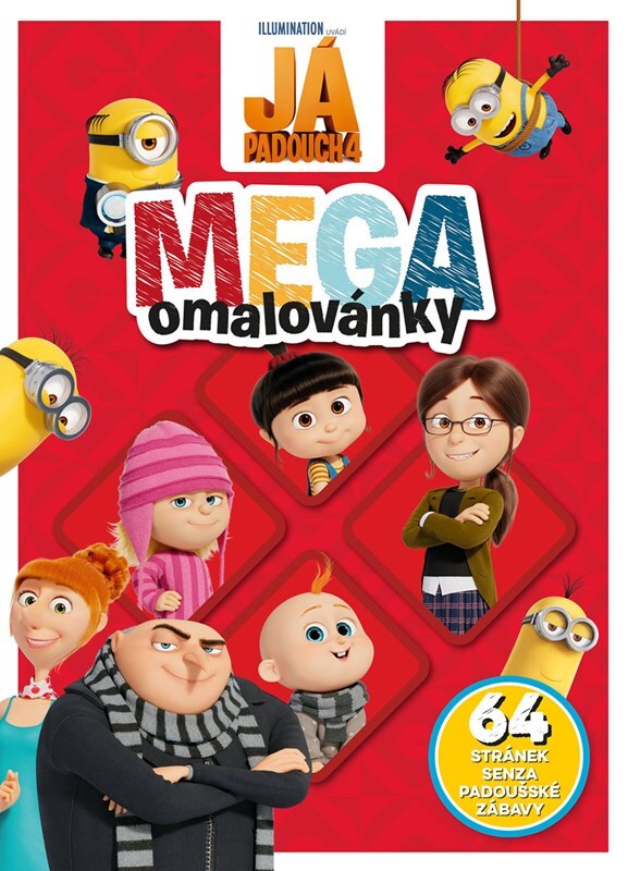 Já padouch 4 Mega omalovánky
