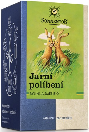 Jarní políbení bio (čaj, bylinná směs, porcovaná, 27g)