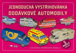 Jednoduchá vystřihovánka: dodávkové automobily (Stavebnice papírového modelu)