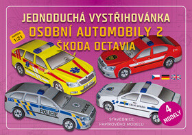 Jednoduchá vystřihovánka osobní automobily 2