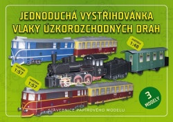 Jednoduchá vystřihovánka: vlaky úzkorozchodných drah