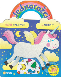 Jednorožci Hraj si ,vybarvuj, nalep