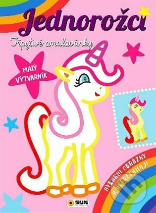 Jednorožci - Třpytivé omalovánky (Malý výtvarník