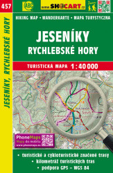 SC 457 Jeseníky, Rychlebské hory 1:40 000