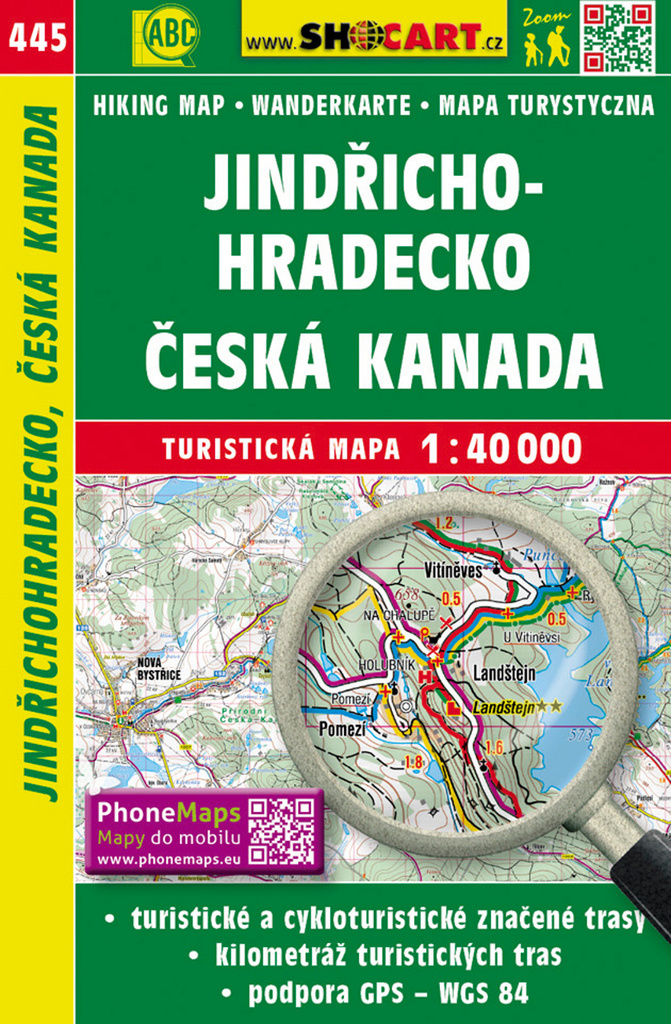 Jindřichohradecko, Česká Kanada 1:40 000