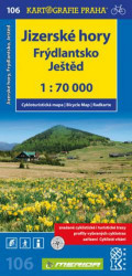 Jizerské hory, Frýdlantsko, Ještěd (106 cyklomapa)