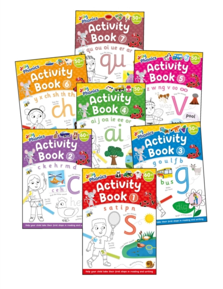 Jolly Phonics Activity Books 1-7