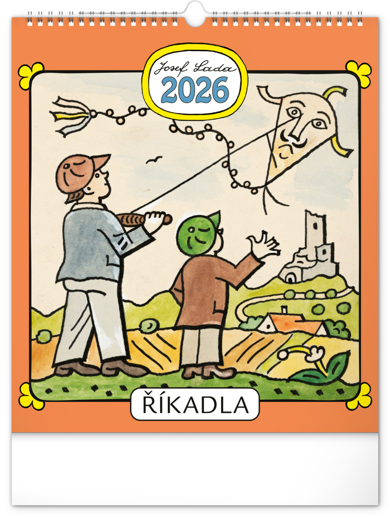 Josef Lada Říkadla 2026 - nástěnný kalendář