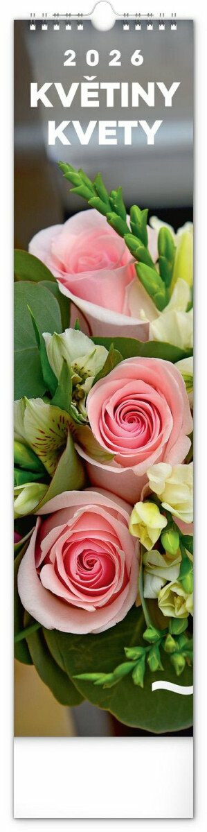 Kalendář 2026 nástěnný: Květiny