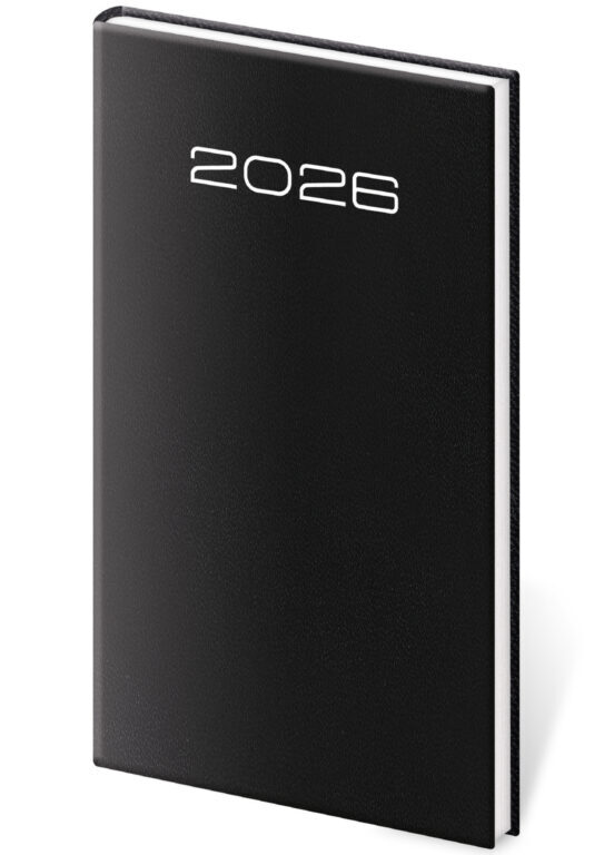 Kapesní diář 2026 Old Karachi černý