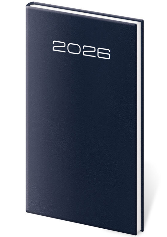 Kapesní diář 2026 Old Karachi modrý