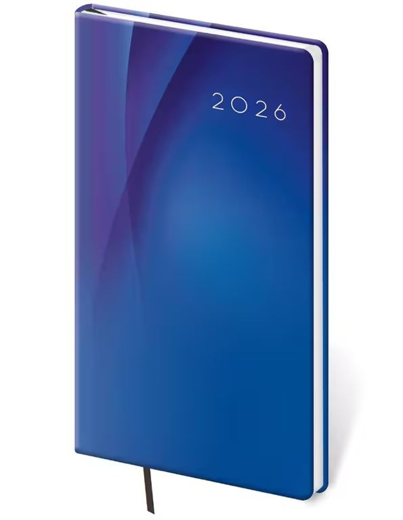 Kapesní diář 2026 Vario Blue design