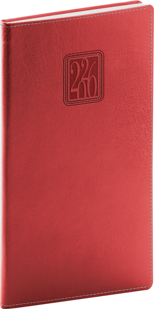 Kapesní diář Panama 2026 červený