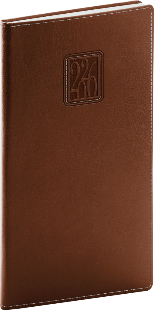 Kapesní diář Panama 2026 hnědý