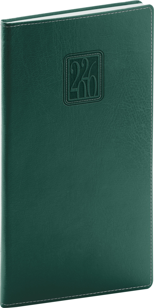 Kapesní diář Panama 2026 zelený