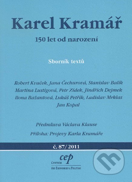 Karel Kramář (150 let od narození)