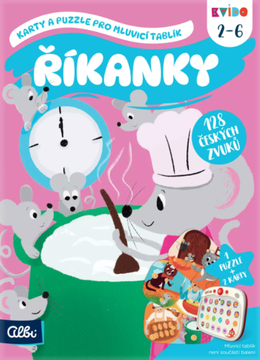 Karty a puzzle pro Mluvicí tablík